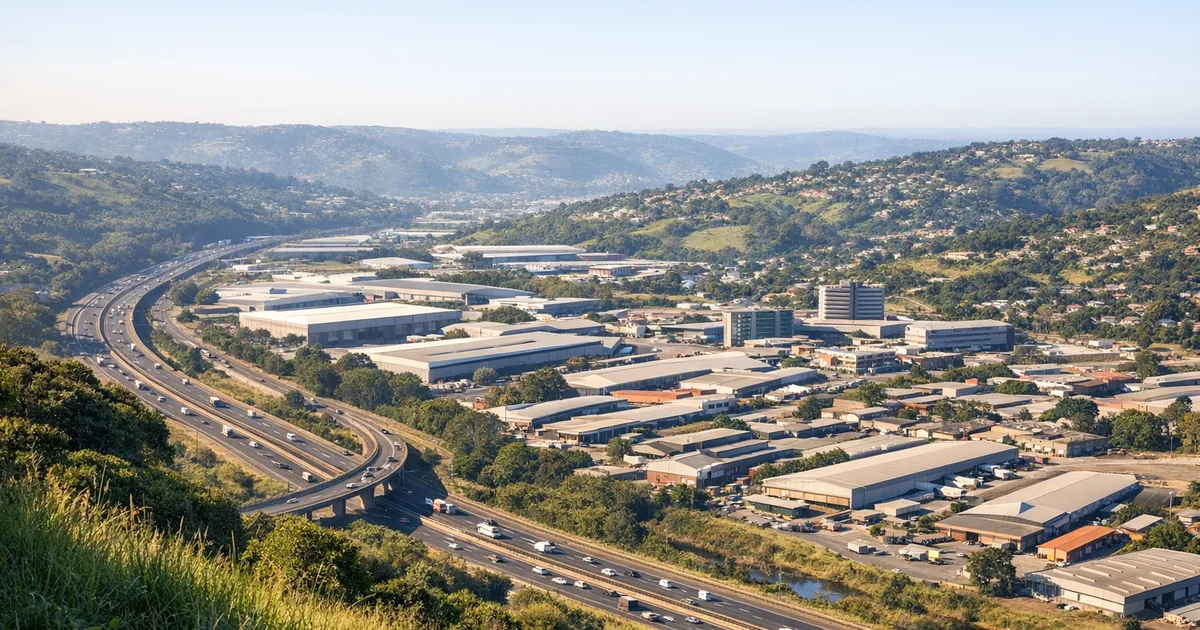 Pinetown commercial area along the N3 corridor between Durban and Pietermaritzburg