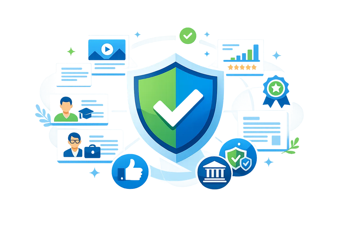 E-E-A-T failure patterns on South African websites showing missing trust signals